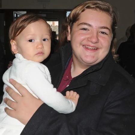 Liliana Gandolfini  with her brother Michael Gandolfini.